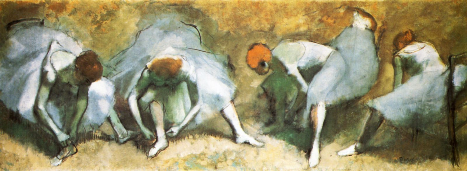 Эдгар Дега - Фриз с изображением танцовщиц